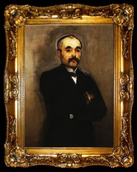 framed  Edouard Manet Georges Clemenceau, ta009-2
